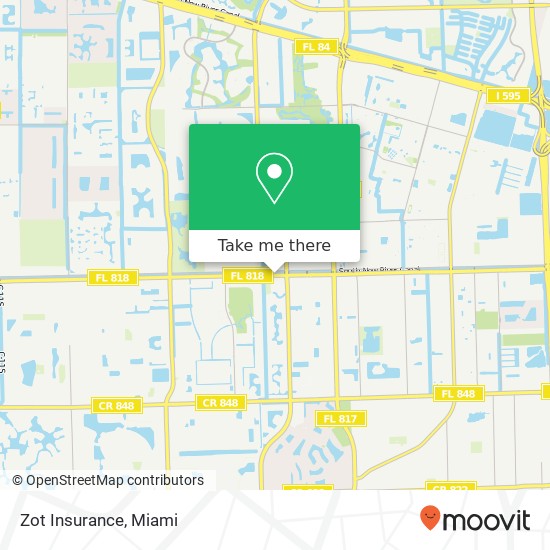 Mapa de Zot Insurance