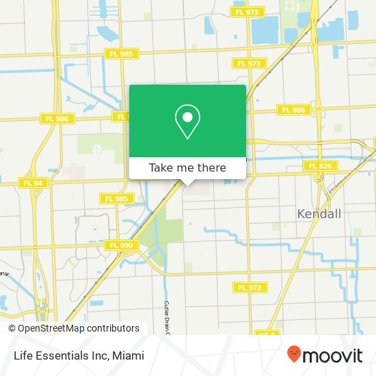 Mapa de Life Essentials Inc