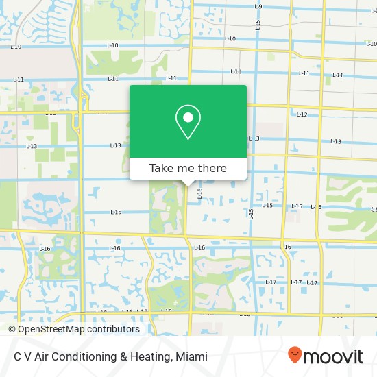 C V Air Conditioning & Heating map