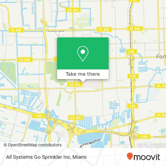 Mapa de All Systems Go Sprinkler Inc