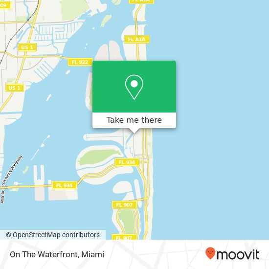 On The Waterfront map