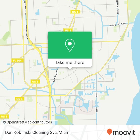 Dan Koblinski Cleaning Svc map