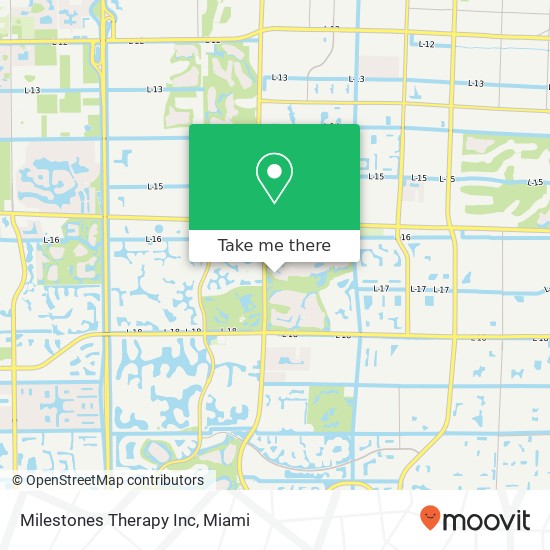 Mapa de Milestones Therapy Inc
