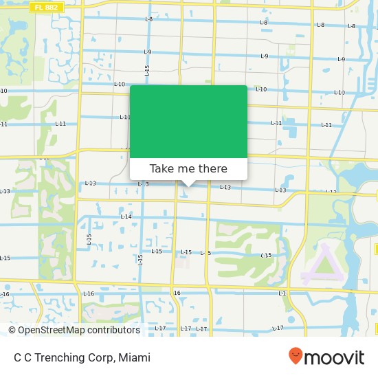 C C Trenching Corp map