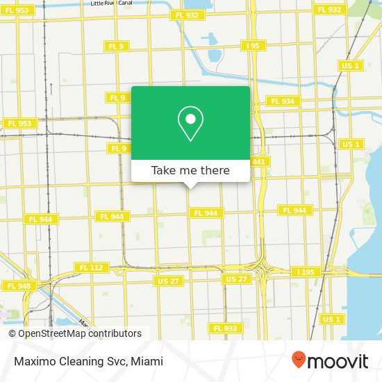 Mapa de Maximo Cleaning Svc