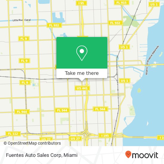 Mapa de Fuentes Auto Sales Corp