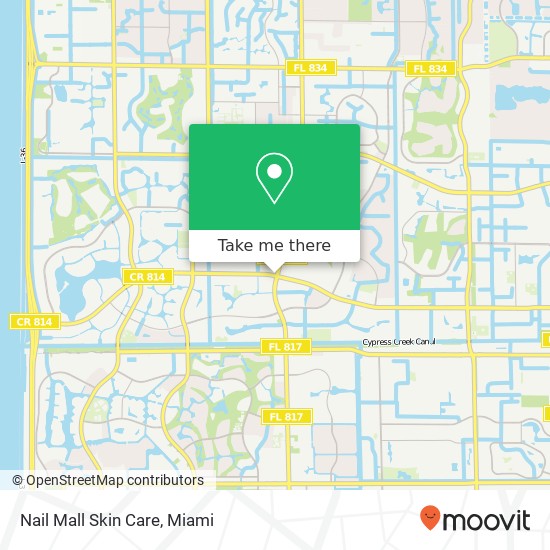 Mapa de Nail Mall Skin Care