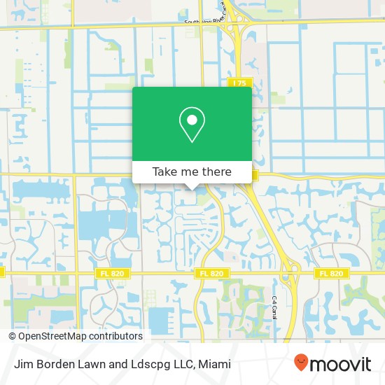 Jim Borden Lawn and Ldscpg LLC map