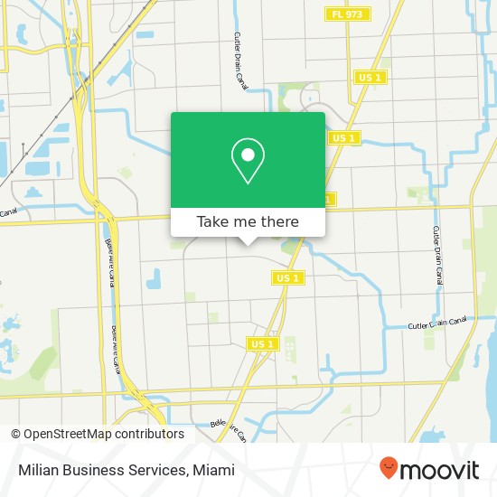Milian Business Services map