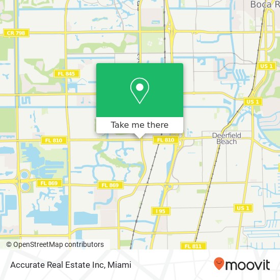 Accurate Real Estate Inc map