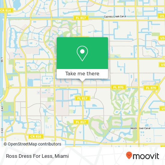 Mapa de Ross Dress For Less