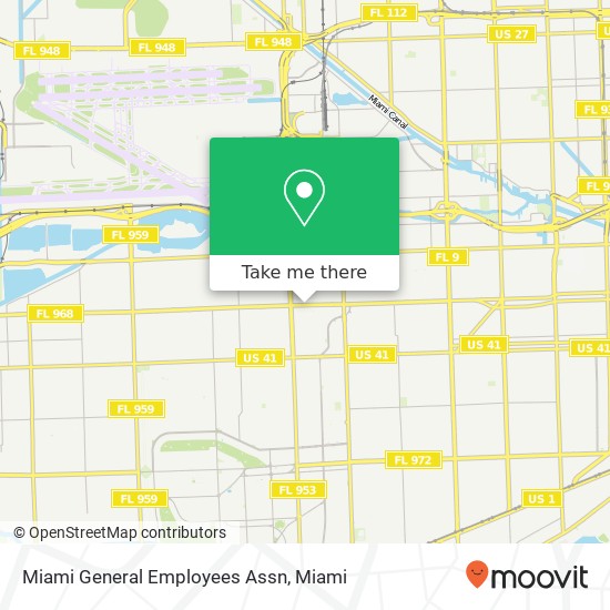 Mapa de Miami General Employees Assn