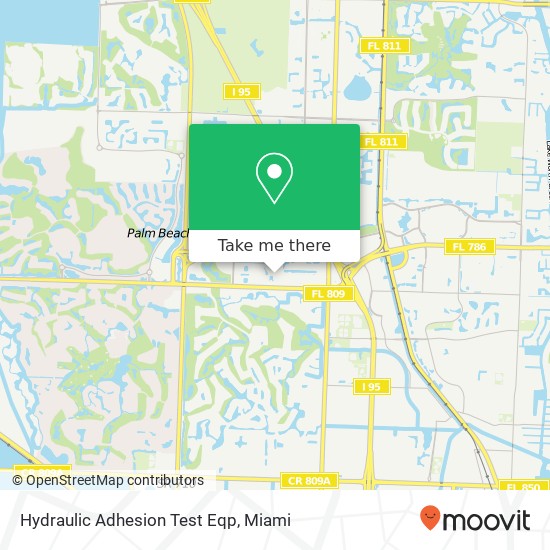 Hydraulic Adhesion Test Eqp map