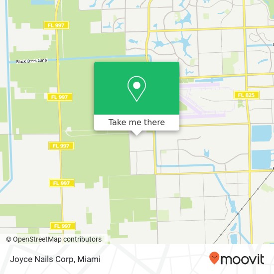 Mapa de Joyce Nails Corp