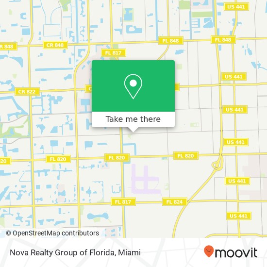 Mapa de Nova Realty Group of Florida