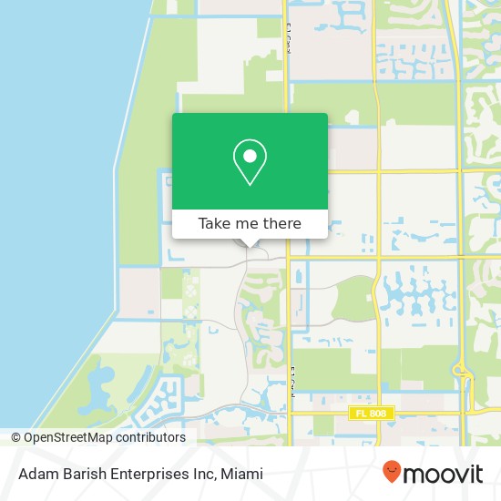 Mapa de Adam Barish Enterprises Inc