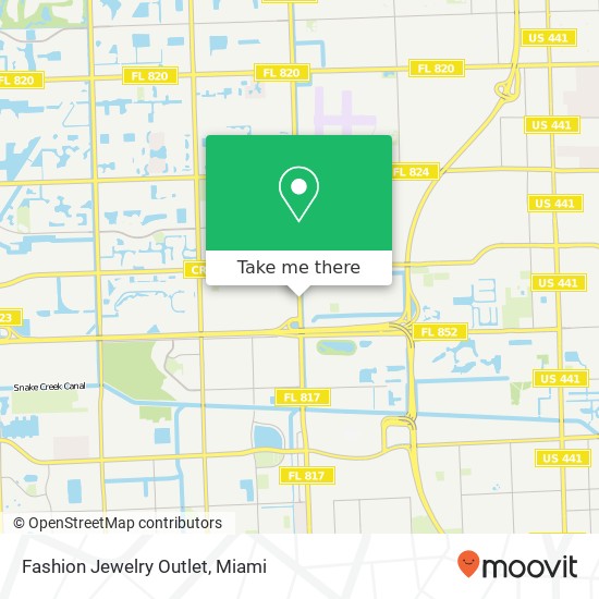 Fashion Jewelry Outlet map