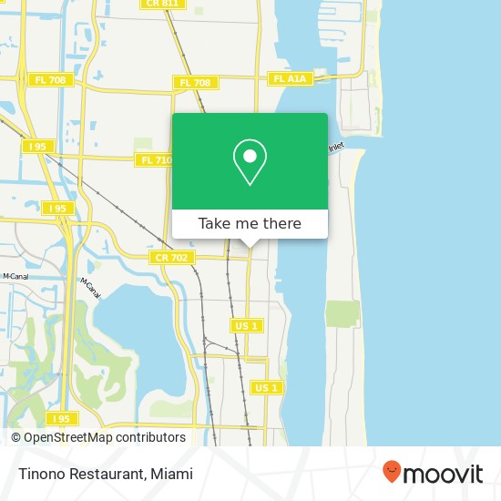 Tinono Restaurant map