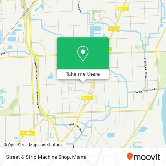 Mapa de Street & Strip Machine Shop