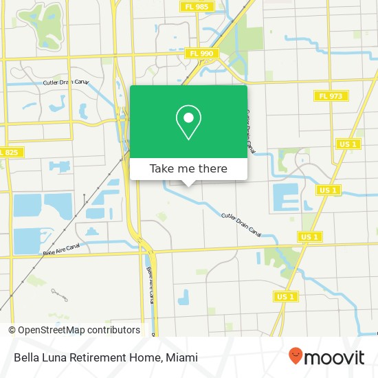 Bella Luna Retirement Home map