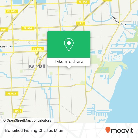 Boneified Fishing Charter map