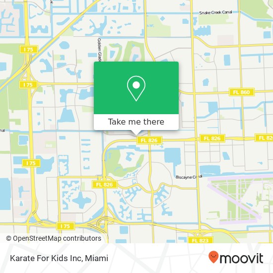 Karate For Kids Inc map