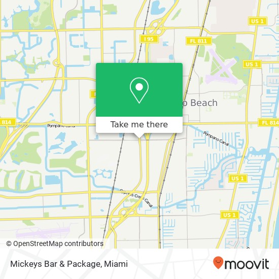 Mickeys Bar & Package map