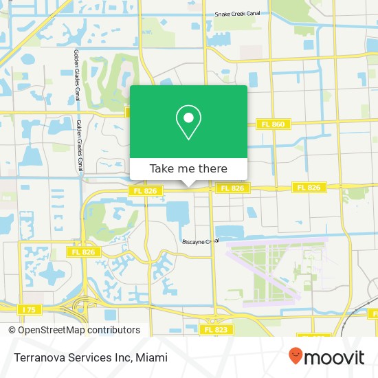 Terranova Services Inc map