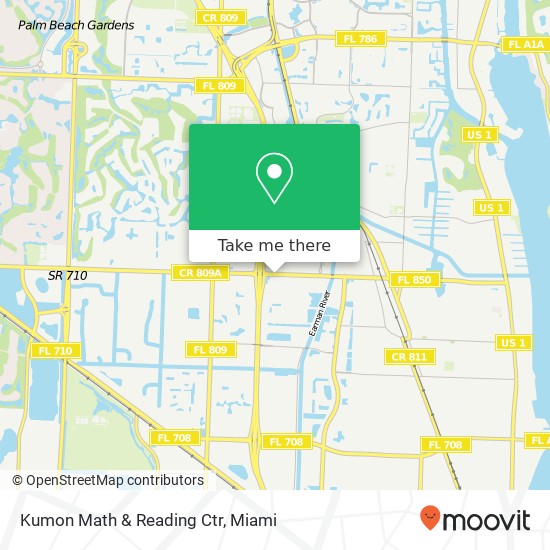 Mapa de Kumon Math & Reading Ctr