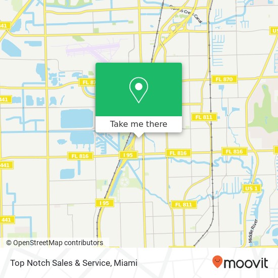 Mapa de Top Notch Sales & Service