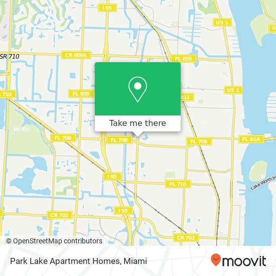 Park Lake Apartment Homes map