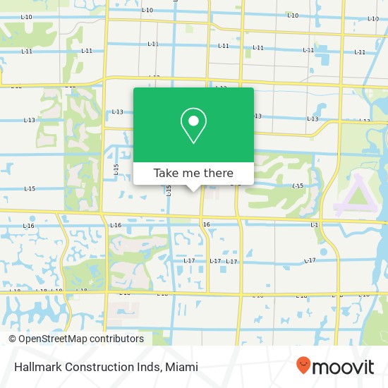 Hallmark Construction Inds map