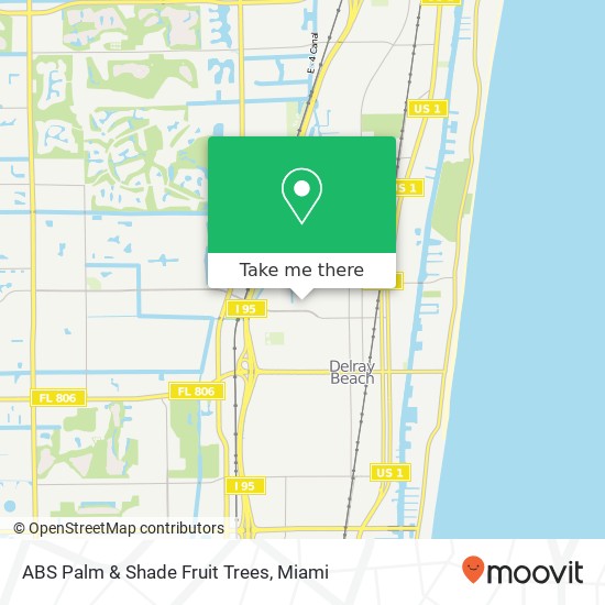 ABS Palm & Shade Fruit Trees map
