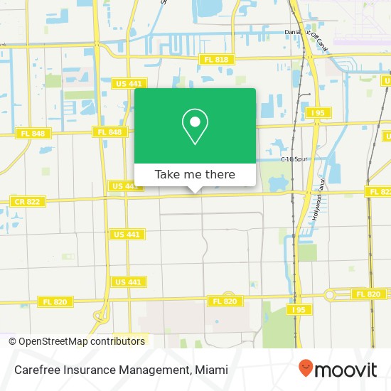 Carefree Insurance Management map