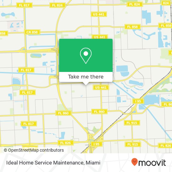 Mapa de Ideal Home Service Maintenance