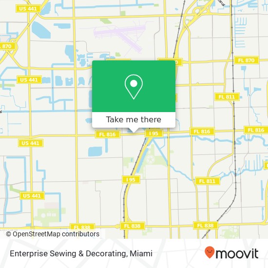 Enterprise Sewing & Decorating map