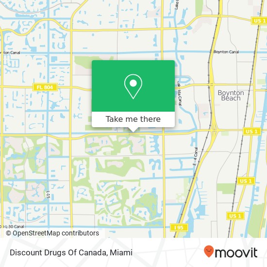 Discount Drugs Of Canada map