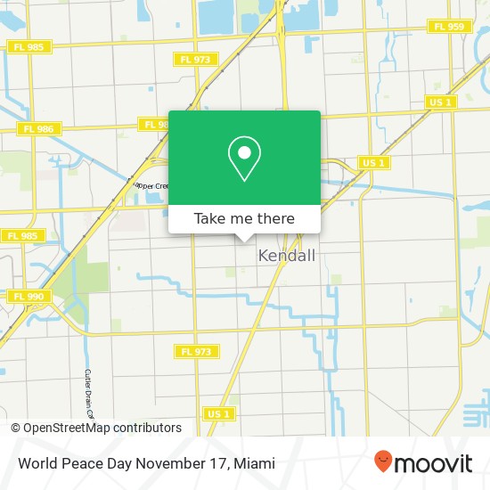 World Peace Day November 17 map