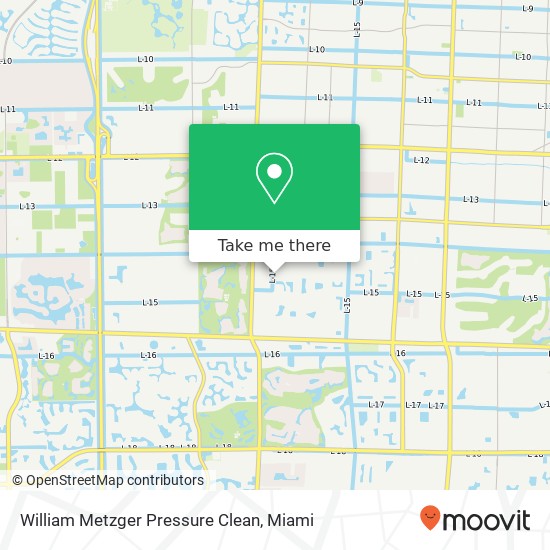 Mapa de William Metzger Pressure Clean