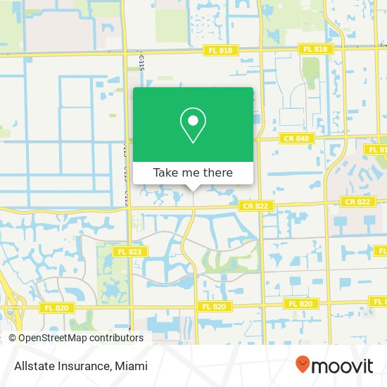 Allstate Insurance map