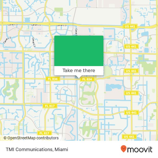 Mapa de TMI Communications