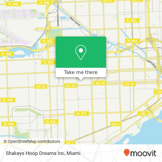 Shakeys Hoop Dreams Inc map