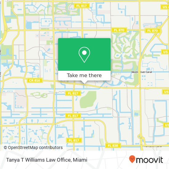 Tanya T Williams Law Office map