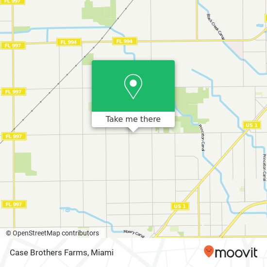 Case Brothers Farms map