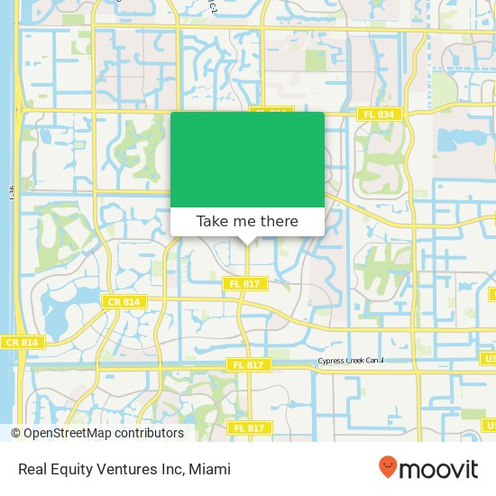 Mapa de Real Equity Ventures Inc