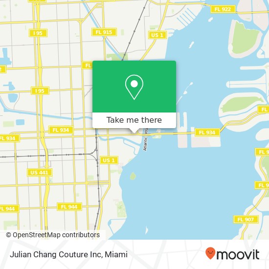 Julian Chang Couture Inc map