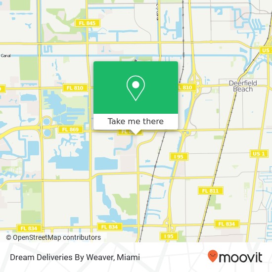 Dream Deliveries By Weaver map