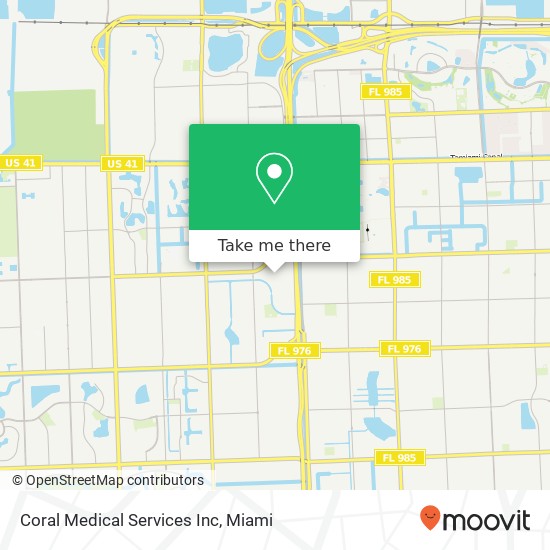 Coral Medical Services Inc map
