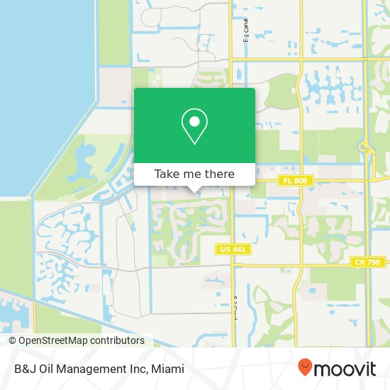 B&J Oil Management Inc map