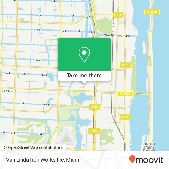 Mapa de Van Linda Iron Works Inc